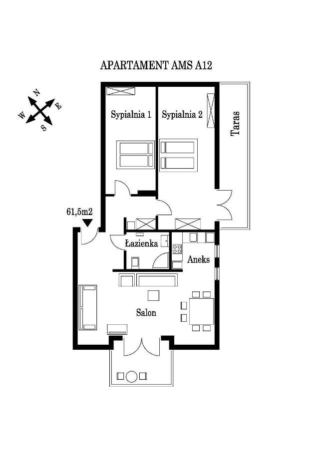 דירות רבאל Apartament Ams A12 מראה חיצוני תמונה